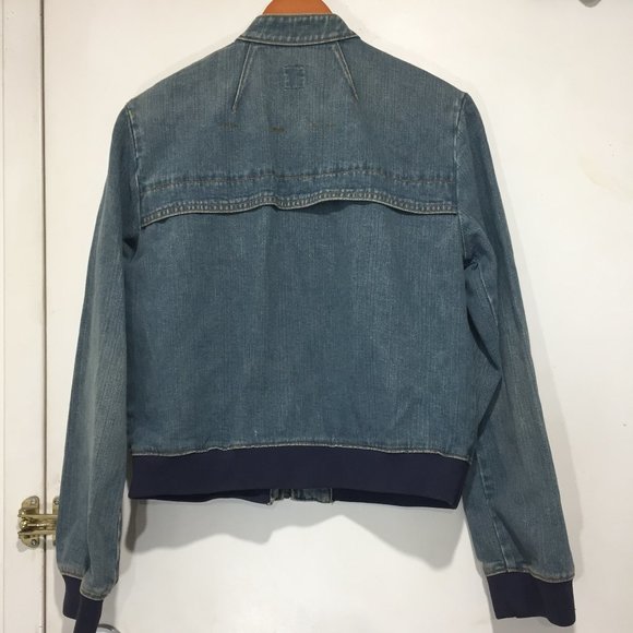 VINTAGE GAP MOTO DENIM JACKETS SIZE M - Picture 5 of 10